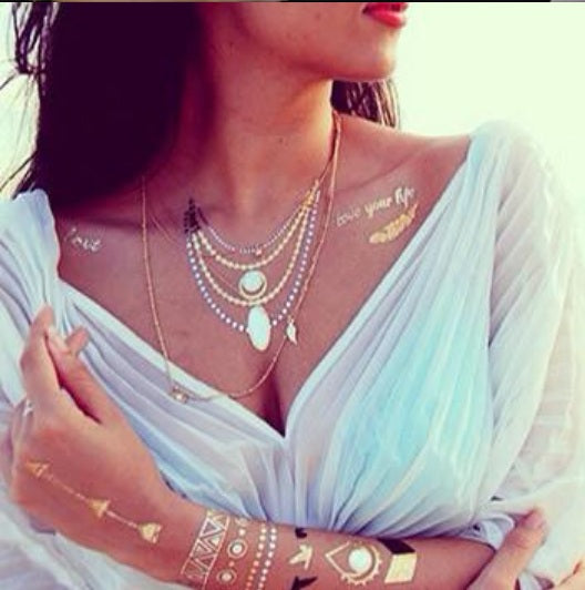 Selfietats: Your Own Customized Body Jewelry Temporary Tattoos